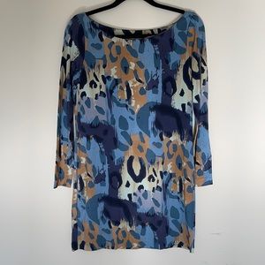 DVF 3/4 sleeve mini dress